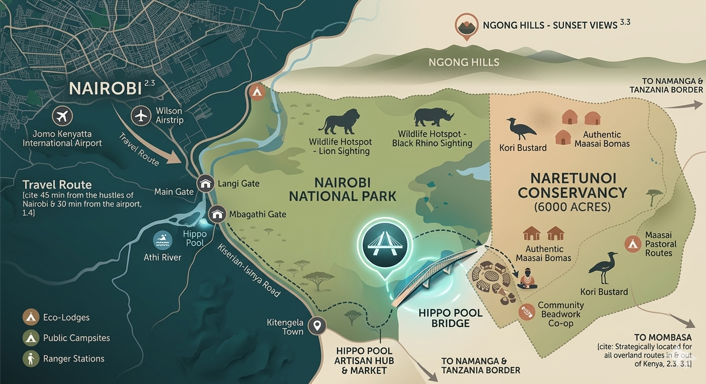 Naretunoi Conservancy Map
